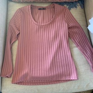 Pink Long Sleeve Top